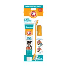 ARM&HAMMER 犬用3合1潔牙套組 深潔, 有效去除牙垢結石，輕鬆實現亮白牙齒, 1組, 67.5g