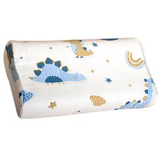 Embrace 英柏絲 純天絲3D網布兒童工學記憶枕 小小恐龍 嬰兒枕, Toddler (30x50cm)