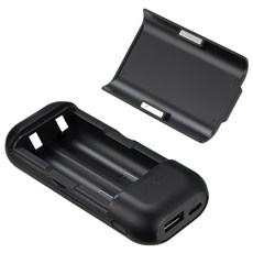 RONEVER 鋰電池充電器 PC404 充電座 + 說明書 + 布袋 + USB to Type-C充電線, 1組