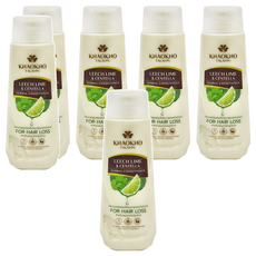 KHAOKHO TALAYPU 雙草本活髮潤髮乳 香檸&積雪草, 適用於頭髮稀疏，不含矽靈及12種有害化學物質, 330ml, 6瓶