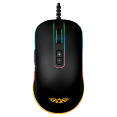 ARMAGGEDDON 超手感RGB光學電競有線滑鼠 128 x 69 x 39mm 153g 原廠保固, FALCON III, 黑色