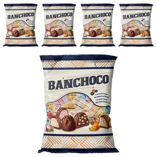 tayas BANCHOCO 可可製品綜合味牛奶巧克力 400g, 5包