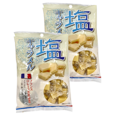 宮田製菓 鹽味牛奶糖, 法國產岩鹽使用, 260g, 2包