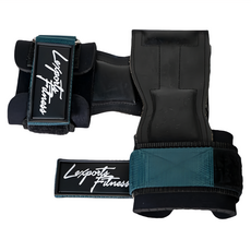 Lexports Fitness 勵動風潮 專業重訓健身皮革拉力帶 PRO經典原色, 35%聚脂纖維, 5%#304不鏽鋼, 60%橡膠, S/M, 夜幕綠, 1雙