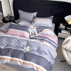 Pure One 台灣製100%純棉 枕套床包組