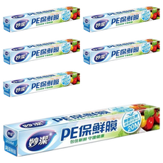 妙潔 PE保鮮膜, 20m, 6盒