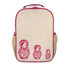 SOYOUNG 後背書包-粉紅 可愛娃娃造型 輕巧耐用, 1入