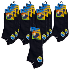 Cool Angel 天使之翼 CA562 毛巾底山型透氣船型襪 12雙