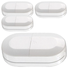 FaSoLa 多功能2in1切藥器儲藥盒, 304不鏽鋼刀片, 4個