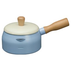 SILWA 西華 時尚木柄牛奶鍋 ESW-014SDB , 14cm, 藍色, 1個