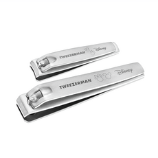 TWEEZERMAN Disney限定愛不釋手美甲套裝 專業指甲剪+專業足甲剪 指甲剪5.5公分/足甲剪8公分, Disney, 1組