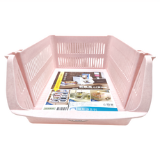 JUSKU 佳斯捷 A4置物籃 29 x 38 x 15cm 350g, 粉色, 1層