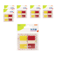 N次貼 透明標籤 抽取式, 45 x 25mm, 120張, 6包