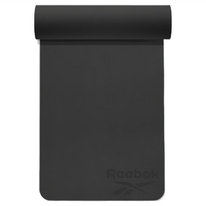 Reebok 環保菱紋瑜珈墊 舒適穩定 高效能 瑜珈訓練首選, 176 x 61 x 0.4cm, 隕石黑, 1個