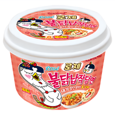 Samyang Foods 三養 Buldak 火辣雞肉鐵板炒寬冬粉 粉紅醬風味, 1個