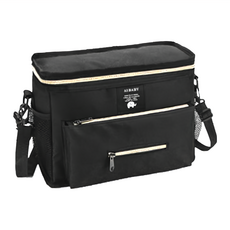 bebenuvo 韓國新款推車掛袋 五代 - 黑色 帆布材質 防水層, 31 x 13 x 22cm, 1個