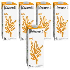 Provamel 樸悅 生機原味燕麥奶, 低脂, 不含色素防腐劑, 不含人造添加劑, 1L, 5瓶