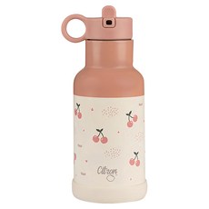 Citron 小檸檬 三層保溫瓶 350ml, SGS 認證, 不含 BPA, 防漏設計, 甜美櫻桃, 1個