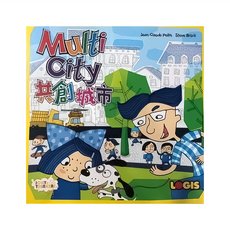 JOLLY THINKERS 空中棋園 共創城市 Multy City 繁體中文版 Set, 1盒