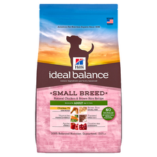 Hill's 希爾思 Ideal Balance 小型成犬 狗糧, 雞肉 + 糙米, 4lb, 1袋