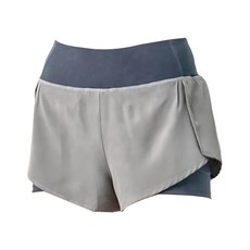 假兩件防走光透氣速乾修長比例運動短褲 最大碼到95KG