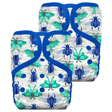 THIRSTIES 成長型口袋式布尿布 有機棉 壓扣 4-18公斤, Arthropoda, 2件