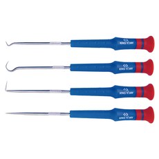 KING TONY 金統立 專業級工具 4件式 油封拉拔起子組 KT30914AY, 1組