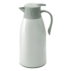 AHOYE 密封防漏真空保溫壺/咖啡壺/熱水壺, 1個, 1.6L, 白色