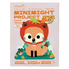 MINIMIGHT PROJECT 米尼麥特 幼兒米餅, 胡蘿蔔 + 番茄, 30g, 1盒