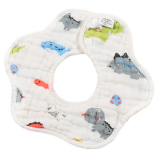 Oceanbaby 花瓣八層紗寶寶圍兜 - 海洋世界 材質: 棉 適用年齡: 0-3歲, 26 x 26cm