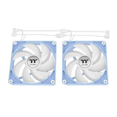 thermaltake 曜越 CT120 ARGB 正轉 模組化線材設計 CL-F202-PL12BU-A 繡球花藍, 2個