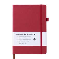 OrganiKo A5 精裝萬年日記本, 櫻桃紅, 1本