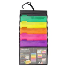 ECO Chungwoon 掛式多色分類文件夾，綠+黃+橙+粉+紫, 彩色, 1組