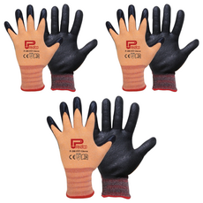 Panrico 百利世 P-200 加厚型止滑耐磨手套 韓國製造, L號, 3個