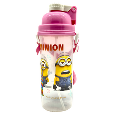 Minions小小兵 芭娜娜水壺 神偷奶爸系列, 顏色隨機, 650ml, 1個
