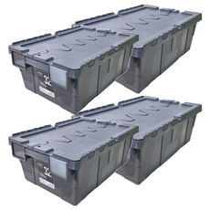 KEYWAY 聯府 2號物流箱 BL32-1 32L, 灰色, 4個