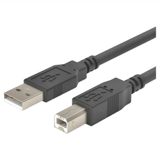 POLYWELL 寶利威爾 USB2.0 A公-B公 高速傳輸線, 1條, 5m, 黑色