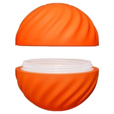 自動引力滾動逗貓玩具球 彈跳球外殼,橘色,自轉滾動,貓咪寵物玩具, 1個, ZF6028