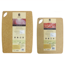 SAGE 無菌木砧板2件組, 褐色, 1套