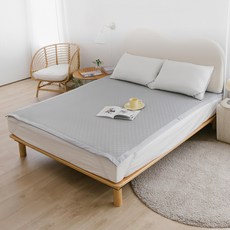 JINDACHI 金大器 冰分子極涼舒眠雙人特大7尺雪派墊, 棋盤格灰