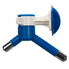 賀其 h525 雙口寵物飲水器 防濕下巴設計, 出水口徑16mm, 1入