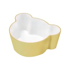 tak. 熊先生點心碗, 合成漆 PET/ ABS樹脂聚氨酯塗料, 尺寸: 約7.2x9.2x3cm, 產地: 日本, 淡黃色, 1個