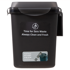comet 廚餘桶 4.8L, 炭黑色, 1個