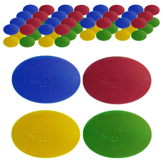 FABER-CASTELL 輝柏 橡皮擦 橢圓形, 顏色隨機, 60個