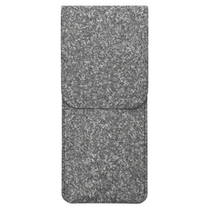 LHiDS 便攜筆袋，磁吸式，PU皮革, 164x70mm, 質感黑, 1個