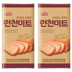 LOTTE 樂天 Luncheon Meat 午餐肉罐頭, 1.8kg, 2罐