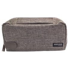 KOKUYO 國譽 HACOHACO直立式收納筆袋 W215*D45*H100(mm), 深灰色, 1個