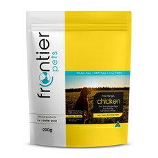 frontier pets 悅緻原凍 低敏原肉狗凍乾, 放養雞, 900g, 1包