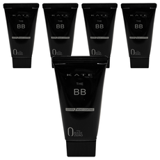 KATE 凱婷 台灣公司貨 零瑕肌密高遮瑕保濕BB霜 SPF20 PA++, EX-2, 30g, 5條