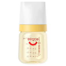 evorie 愛得利 PPSU 寬口徑奶瓶 160ml 新生兒適用, 混色, 1個